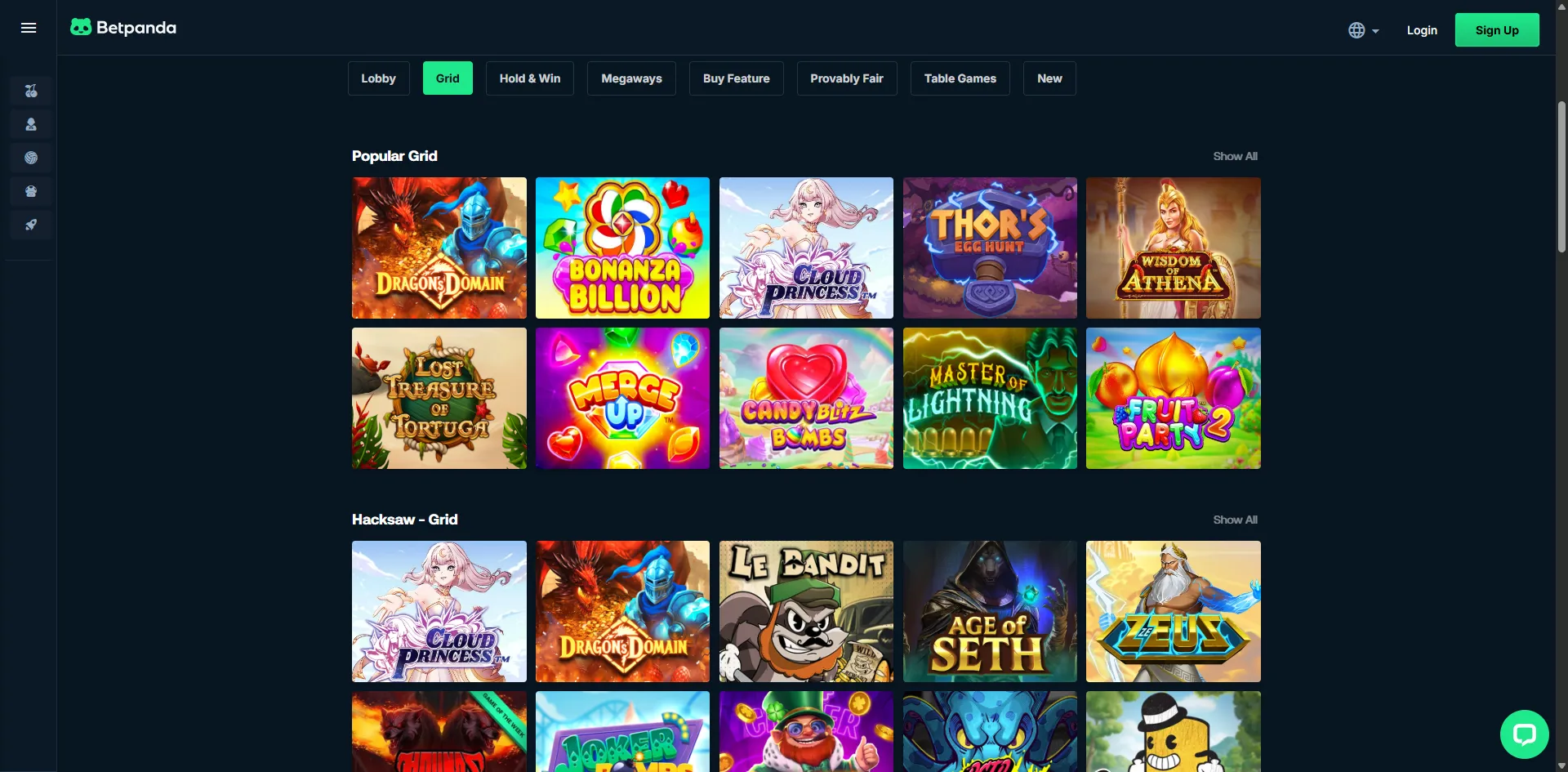 Latest games