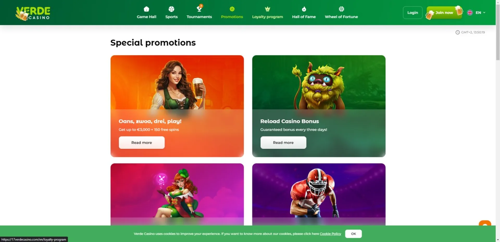 Cod betting